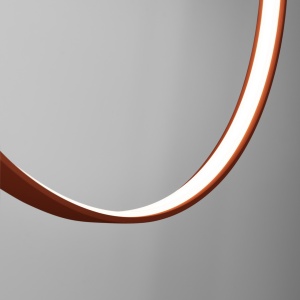 Lustra suspendata LED Rio 110 Rosu 4000K 110x16x150 cm - Img 7