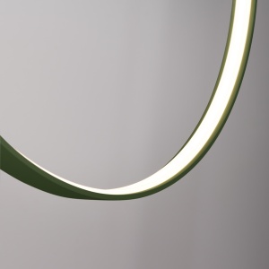 Lustra suspendata LED Rio 55 Olive 3000K 55x16x150 cm - Img 7