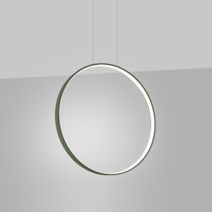 Lustra suspendata LED Rio 55 Olive 4000K 55x16x150 cm - Img 3