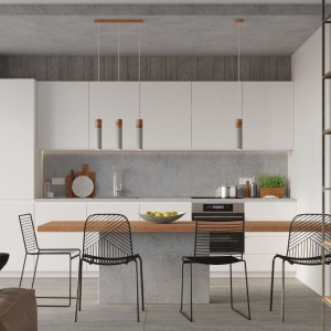 Lustra suspendata Zane Natural 10x10x120 cm - Img 6