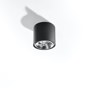 Lustra Tiube Negru 12x12x11 cm - Img 2