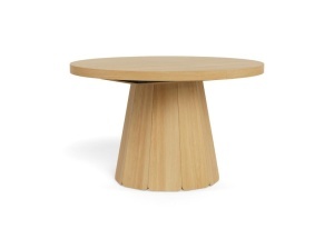 Masa dining Atmore, Natural, 75x180x120 cm - Img 3