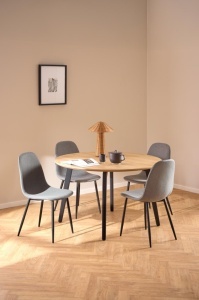 Masa dining Cadiz, Natural, 75x120x120 cm - Img 8