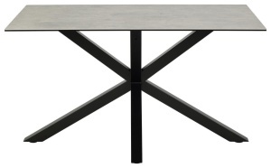 Masa dining Heaven, Gri, 75.5x135x80 cm - Img 4