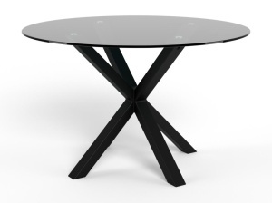 Masa dining Heaven V1, Transparent, 75.5x119x119 cm - Img 3