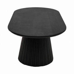 Masuta de cafea Aithra, Negru, 60x120x42 cm - Img 4