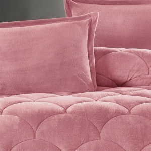 Pilota Pufoasa Fluffy V21 Pink 195x215 cm - Img 2