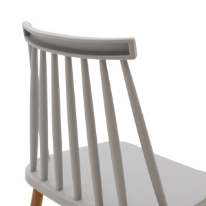 Scaun, Aurora, Gri, 49.5x42x77 cm - Img 5