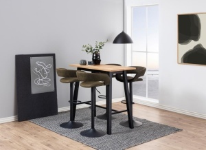 Scaun de bar Grace, Verde, 101x54.5x48.5 cm