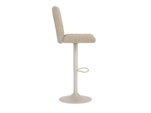Scaun de bar Sylvia V1, Bej, 115x41.5x52 cm - Img 4