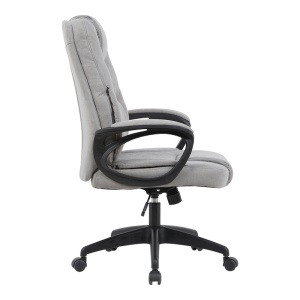 Scaun de birou, Kamora, Gri deschis, 67x66x111 cm - Img 3
