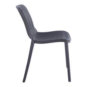 Scaun de gradina Stivuibil, Teragi, Antracit, 43.5x58x82 cm - Img 3