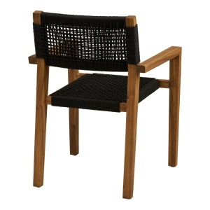 Scaun dining Anzio, Natural, 57x60x83 cm - Img 2
