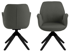 Scaun dining Aura V2, Gri, 91x60.5x58.5 cm - Img 4