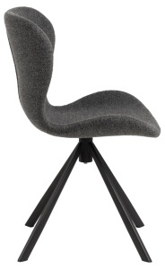Scaun dining Batilda -A1, Gri, 81x46.5x53 cm - Img 5