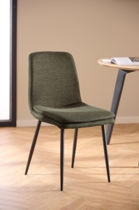 Scaun dining Becca, Verde, 85.5x46x55 cm - Img 2