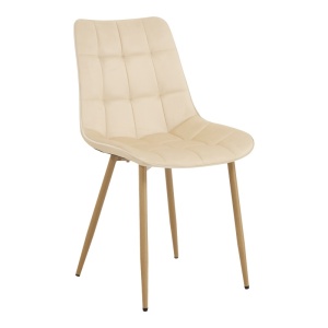 Scaun dining Berne, Crem, 57x53x87 cm