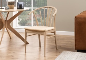 Scaun dining Cassandra, Alb, 83x54x54 cm