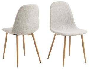 Scaun dining Celia, Gri, 86x44x54 cm - Img 3