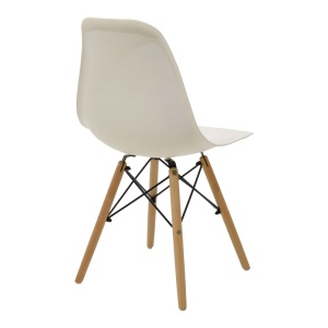 Scaun dining Julita, Alb, 52x46x81 cm - Img 2