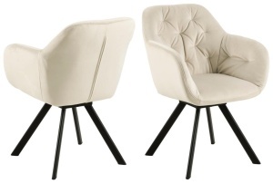 Scaun dining Lola, Maro, 81.5x57.5x61.5 cm - Img 2