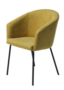 Scaun EASTON, Mustar, 59x80x57 cm