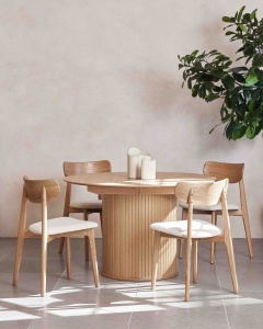 Scaun ELIM, Alb, 49x81x47 cm