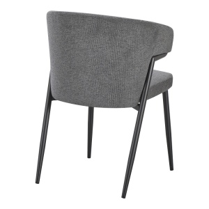 Scaun Ezande, Antracit, 48x55x81.5 cm - Img 2