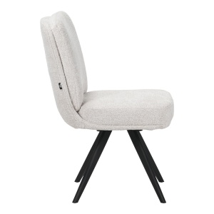 Scaun Rotativ, Novo, Alb, 50x65.5x90 cm - Img 3