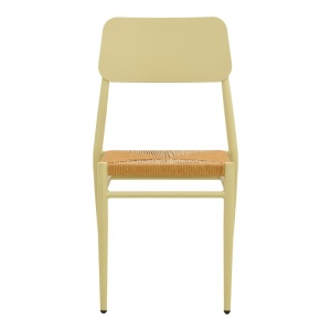 Scaun stivuibil, Giardino, Bej, 56x45x82 cm - Img 5