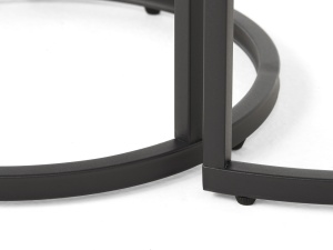 Set 2 piese Mese CESURA, Nuc, 40-60x45-50x40-60 cm - Img 4