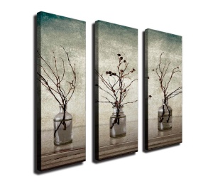 Tablou, 3 bucati CU12 Multicolor 70x20x3 cm - Img 3