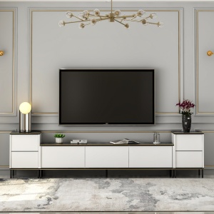 Έπιπλο TV Imaj Λευκό 180x45.2x35 cm
