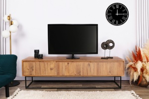Έπιπλο TV Lupin Walnut-Μαύρο