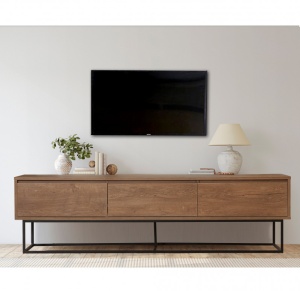 Έπιπλο TV Milo 180 Walnut-Μαύρο