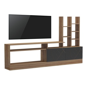 Έπιπλο TV Seruno Καφέ 170x25x100 cm