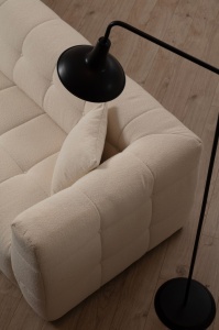 Αριστερός Modular Γωνιακός Καναπές Cady Μπεζ 300x150x72 cm - Img 4