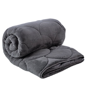 Αφράτο πάπλωμα Fluffy Ανθρακί 195x215 cm - Img 2