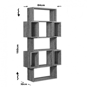 Βιβλιοθήκη Box - Light Oak - Img 5