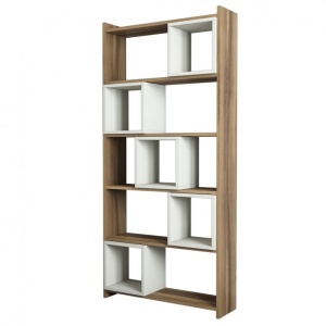Βιβλιοθήκη Box, Walnut-Cream - Img 4