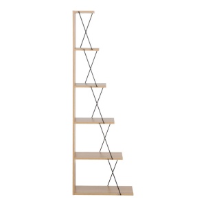 Βιβλιοθήκη mini Tars Sonoma - μαύρο 50x22x150 cm - Img 3