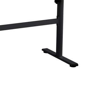 Γραφείο ρυθμιζόμενο καθ’ ύψος Karla sonoma - μαύρο 120x60x72/115 cm - Img 5