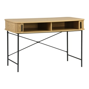 Γραφείο Scandi, Pako World, MDF/Μέταλλο, Φυσικό, 120x60x76 cm - Img 3