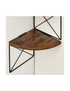 Γωνιακό ράφι, Vasagle, LLS851B01, Rustic Καφέ, 20 x 20 x 127 cm - Img 6