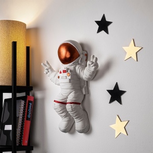 Διακοσμητικό Τοίχου Yak-001 Astronaut, Κεραμιδί, 35x47x10 cm
