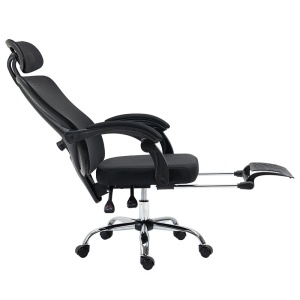 Διευθυντική καρέκλα γραφείου με υποπόδιο Titan Premium Quality ύφασμα υψηλής ποιότητας - πλέγμα μαύρο - Img 7
