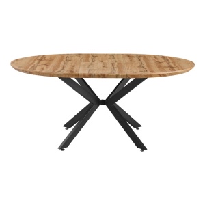 Επεκτεινόμενο τραπέζι Edina, Pako World, MDF, Sonoma, 130-170x130x75 cm - Img 3