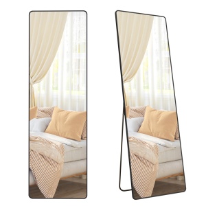 Επιδαπέδιος καθρέφτης Μαύρο Songmics 160x50x1.3 cm - Img 6