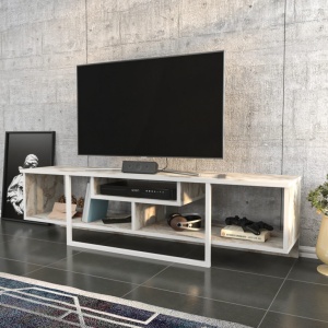 Έπιπλο TV Asal 150 - Λευκό, Ephesus - Img 3