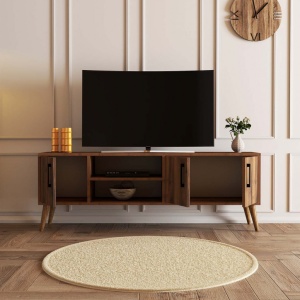 Έπιπλο TV Exxen-1582 Walnut - Img 3